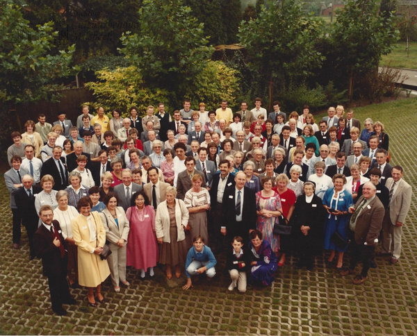 Reünie in 1984 in het Belgische Hamont van de afstammelingen